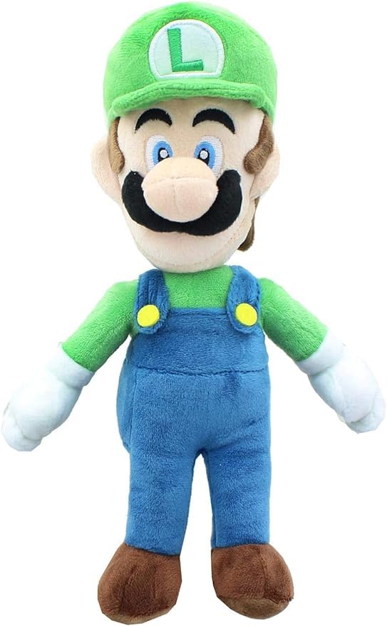 showkah® Mario Plush Toy Stuffed Plushies Cuddle and Pillow Doll Buddy Mario & Luigi Plush Doll Cotton Stuffed Decorative Doll & Soft Doll for Kids (25CM, Luigi)