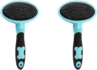 Mipcase 2 Pcs Pet Dog Brushes for Grooming Slicker Brush for Dogs Dog Grooming Brush Dog Shedding Brush Dog Pin Dog Comb Pet Supplies Cleaning Brush Poodle Golden Retriever Plastic