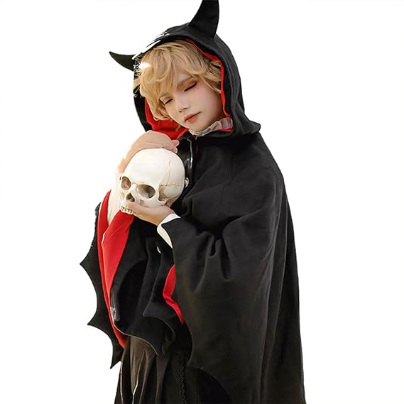 Amazon Nolcctn ハロウィン マント 子供用 ドラキュラ コウモリ 変装 コスプレ 仮装用マント こうもり 死神マント ゴースト 魔術師 魔法使い 吸血鬼 悪魔 フード付き 赤黒 男女兼用 キッズ 男の子 女の子 イベント 学園祭 文化祭 余興 キッズコスチューム おもちゃ Amazon Nolcctn ハロウィン マント 子供用 ドラキュラ コウモリ 変装 コスプレ 仮装用マント こうもり 死神マント ゴースト 魔術師 魔法使い 吸血鬼 悪魔 フード付き 赤黒 男女兼用 キッズ 男の子 女の子 イベント 学園祭 文化祭 余興 キッズコスチューム おもちゃ