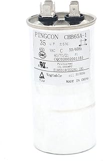 DollaTek 35uF CBB65 Moteur à condensateur fonctionnant pour climatiseur 450VAC SH 40/70/21 50 / 60Hz