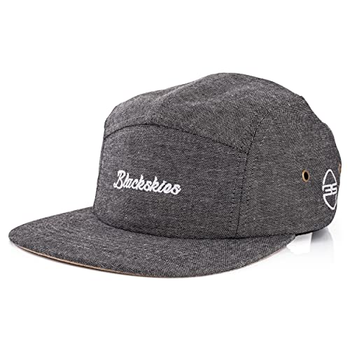 Image of Blackskies 5-Panel Cap with Floral Pattern Unisex Baseball Cap
