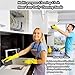 CHYLMAPHEN Cleaning Cloths Thick Microfiber Cleaning Cloth - Reusable Lint-Free Towel for Kitchen and Glass(40x50cm)