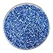 Caribbean Blue and White Opal Medium frit coe 90 5 oz