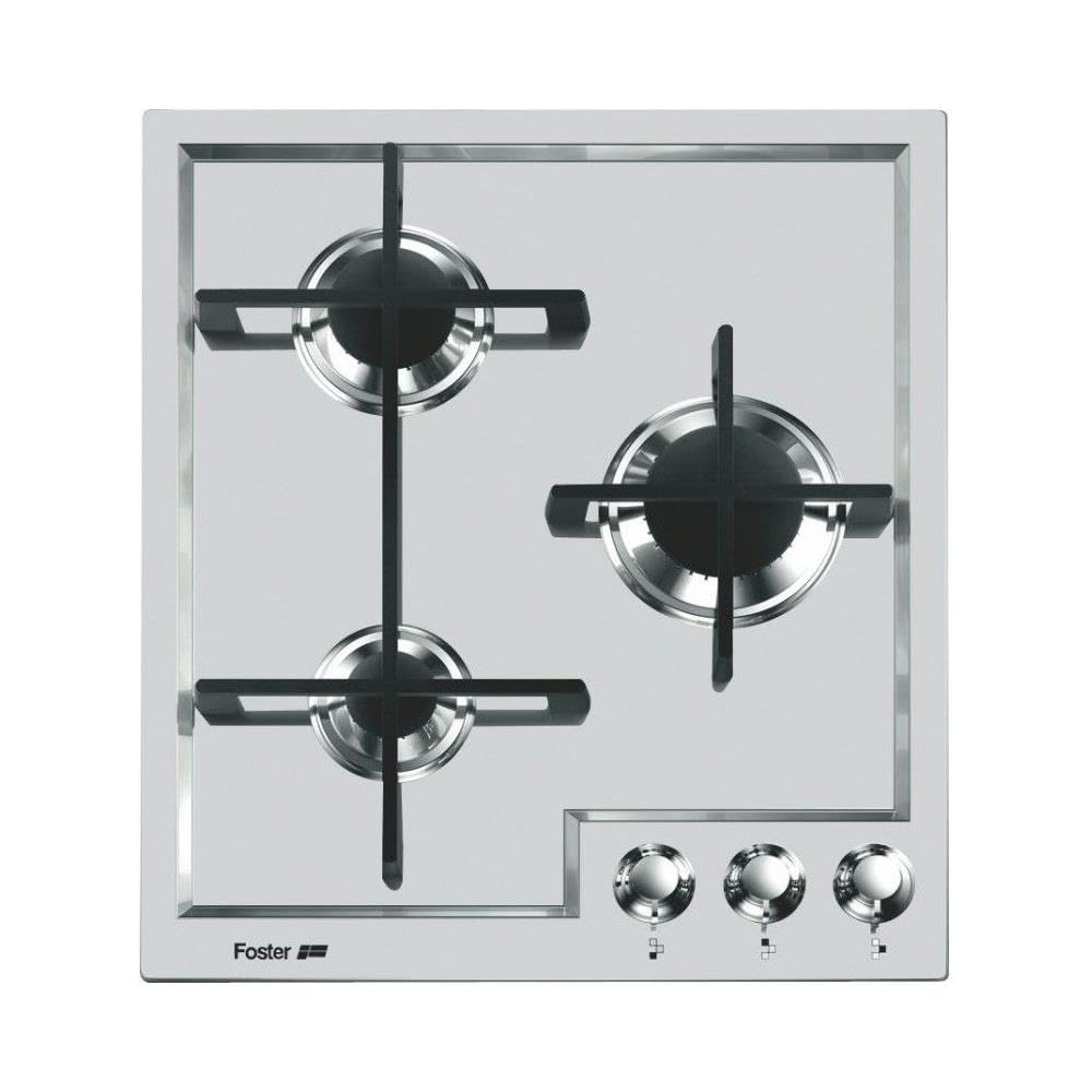 Foster 7063 052 piano cottura Acciaio inossidabile Incasso Gas - Piano cottura (Acciaio inossidabile, Incasso, Gas, Ghisa, 1100 W, 1750 W)