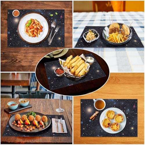 Sets de table en PVC anti-brûlure protégez votre table des taches de plat - 6