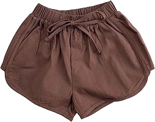 Pantalones de ciclismo para niños, niños, niñas, informales, sólidos, pantalones cortos de verano, vacaciones, playa, pantalones cortos deportivos para bebé, 3 meses