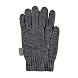 Sterntaler Unisex Baby Strick-Fingerhandschuh Ringel Winter-Handschuhe, Anthrazit Mel, 0