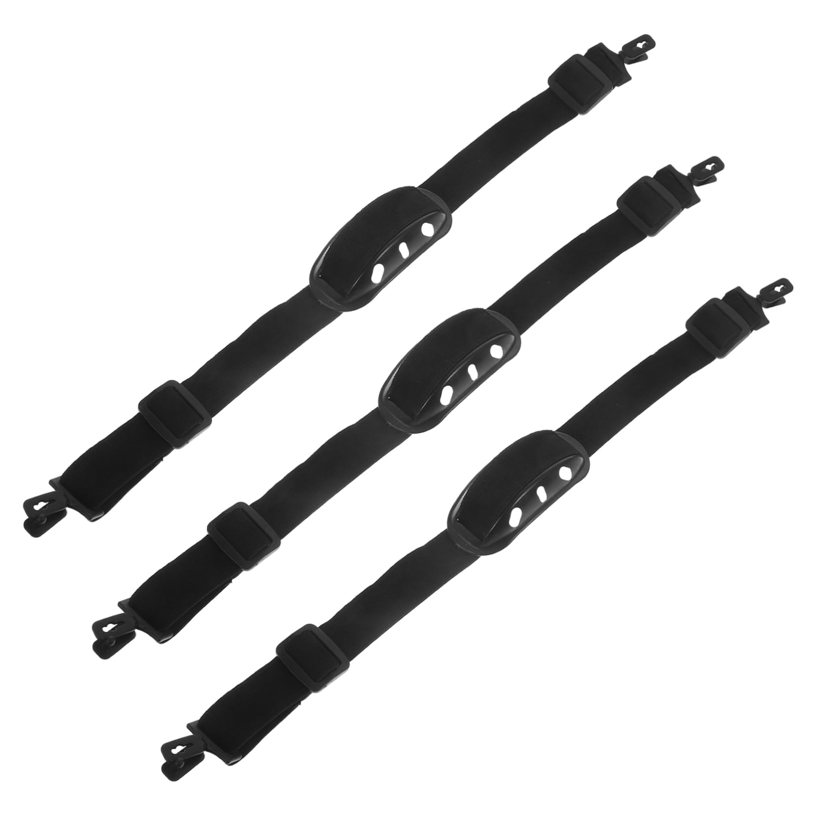 HOMOCONO Outdoor Helmet Chin Straps 3pcs Chin Protector Elastic Hard Hat Chin Belt for Safety Helmet
