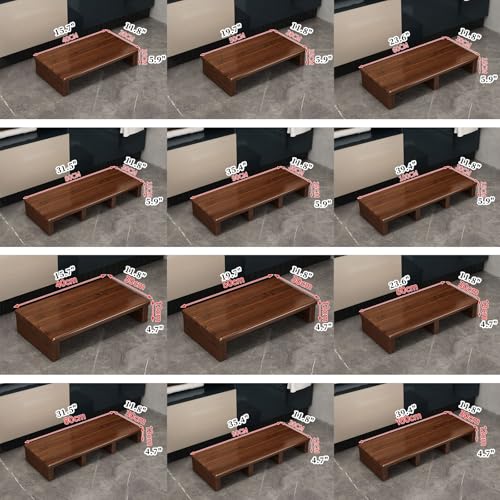 Taburete de madera maciza antideslizante con altura ajustable para el hogar 8