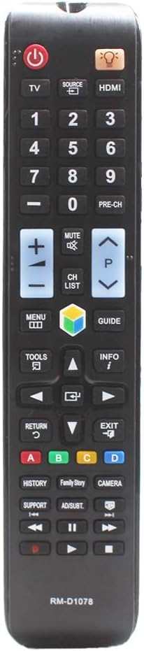 uehba Universal Remote Control RM-D1078+ for Samsung Smart-TV HDTV LED/LCD TV