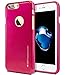 iPhone 7 PLUS Case, [Slim Fit] GOOSPERY i-Jelly [Metallic Finish] Premium [Flexible] Perfect Fit [Shock Absorption] TPU Case [Anti-Discoloring Finish] for Apple iPhone 7 PLUS (5.5"), Hot Pink