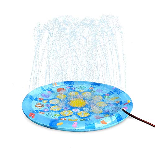 Sunny Days Entertainment 4 in 1 Splish Splash Learning Pad Outdoor Sprinkler Mat