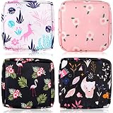 Shappy 4 Pieces Sanitary Napkin Bag Period Pad Pouch Period Holder Bag Kit Portable Tampon Pouches Z