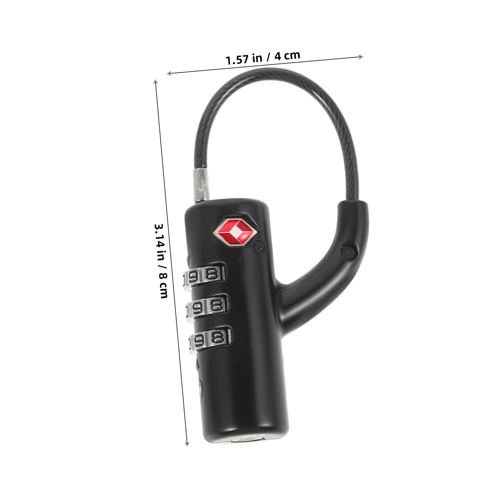 SOLUSTRE 5stücke Luggage Combination Lock Für Koffer Und Turnschrank Tsa-zugelassene Gepäckschlösser Tragbar Benutzerfreundlich Für Und Fitnessstudios