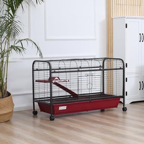 Cage pour lapins 2 niveaux grand format pour éviter l'ennui - 2