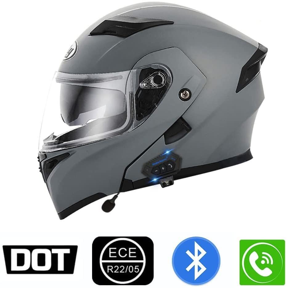 Casque protection moto Bluetooth modulable contre vent et soleil XXL - 2