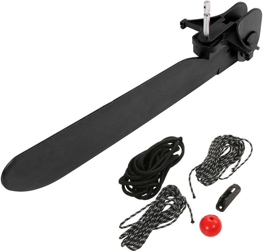 Kayak Rudder, Fishing Watercraft Canoe Boat Rudder Replacement Parts, Nylon Kayak Tail Canoe Rudder Direction Foot Control Steering Tool Kayak Accessories Kit