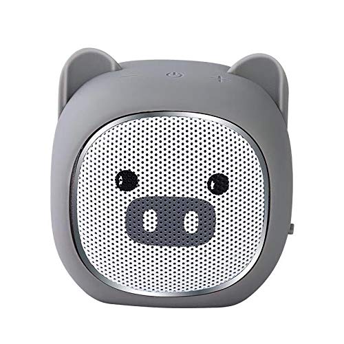 Jonter D10 Pig Speaker- Bluetooth/Portable/Travel Friendly (Grey)
