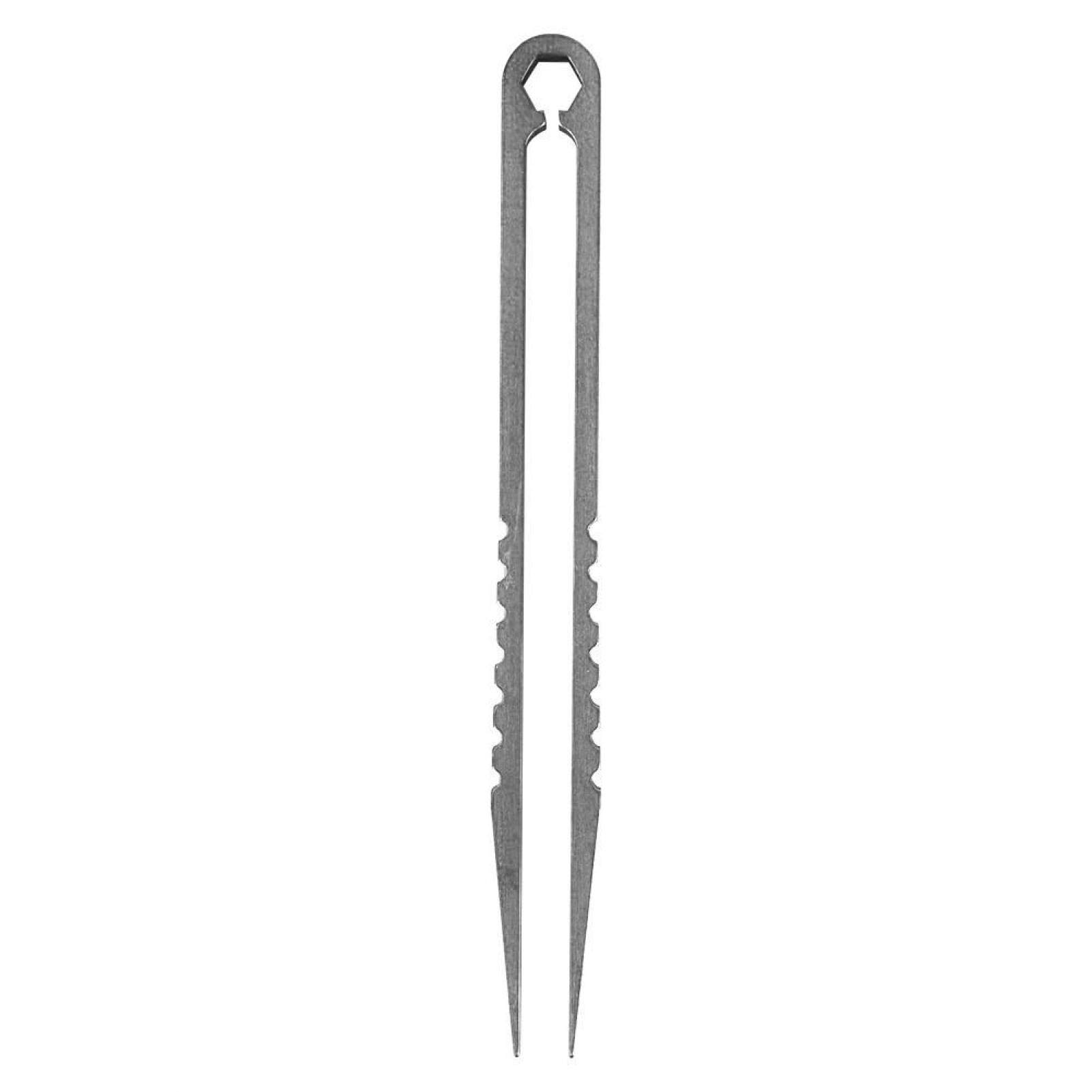 2er Set Mini-Pinzette Aus Titan – Ultraleicht & Rostfrei Für Unterwegs, Camping Und Haushalt