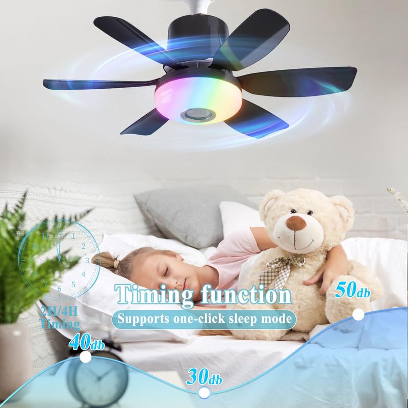 Ventilador de techo con altavoz Bluetooth integrado para refrescar y ambientar 3