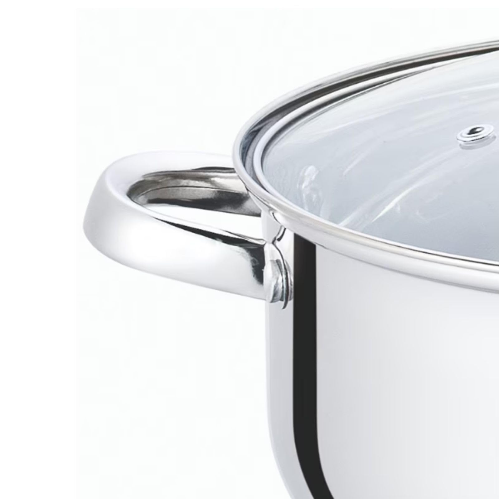 Kochtopf 11 L Edelstahl 26 cm mit Deckel Universaltopf Induktion