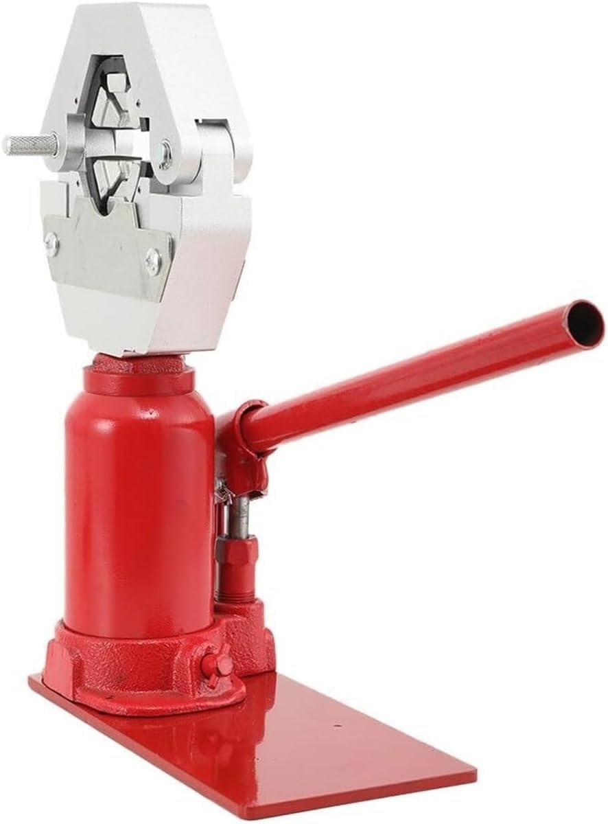 Prensadora hidráulica manual para conexiones de manguera, herramienta 7T de escritorio de 6,5 a 20 mm para mangueras pulverizadoras de alta presión en aplicaciones agrícolas