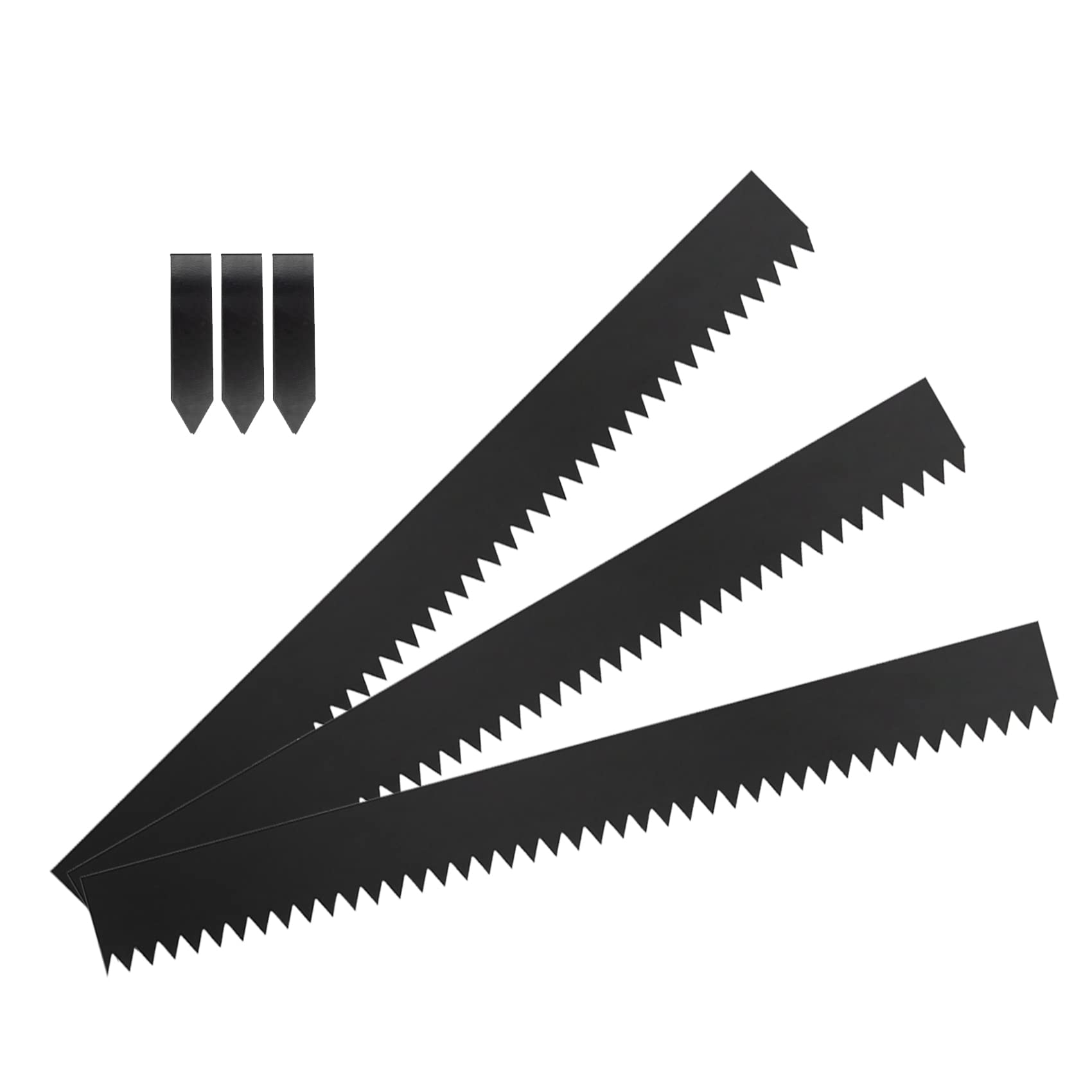 TMEE Landscape Edging Garden Lawn Edging Border 46 inch Strips, 6 inch Depth Hammer in Metal Edging for Landscaping with Clips, Backyard/Lawn/Garden/Playground, 3 Pack