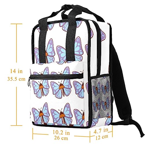 Sac à dos pour garçons cadeau original papillon multicolore ajustable