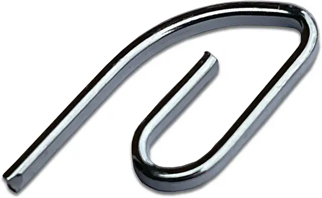 Ganchos Cortinas Metálicos - 25 Unidades Resistentes para Sistema de Riel