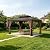 Hardtop Gazebo Permanent Metal Roof, Heavy Duty Outdoor Gazebo with Mosquito Netting & Privacy Curtains for Backyard Patio Deck (Brown, 10 * 12 FT)