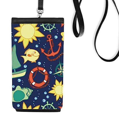 Sac téléphone noir océan pour vos balades et sorties quotidiennes