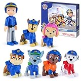 Paw Patrol Search & Rescue Team Pack with 7 Collectible Action Figures, Including Ryder & 6 Pups, Kids Toys for Boys & Girls Ages 3 and Up