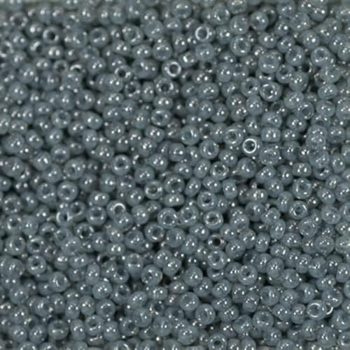 Miyuki Seed Bead 8/0 Light Steel Blue Opaque 22Gram Vial of Japanese Glass Beads