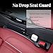 KASHENGMK Car Seat Gap Filler – Silicone Side Gap Blocker Prevents Phone, Keys & Wallet from Falling (2-Pack, Black)