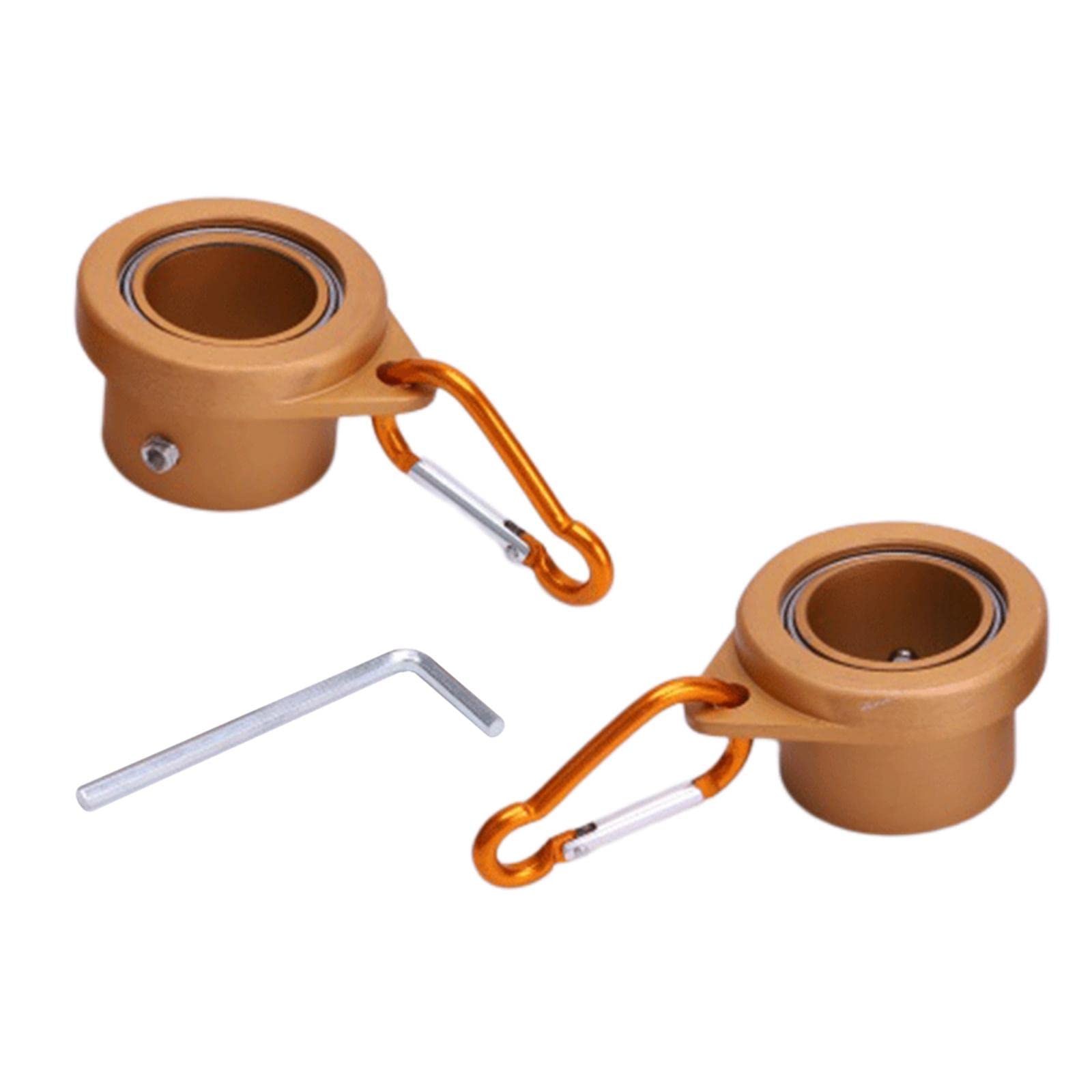 LOSA 2 Pack Flag Pole Mounting Rings Anti-Wrap Grommet Clip Fits 1Inch Flagpoles-image-25
