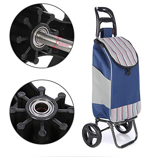 Carretilla plegable portátil con ruedas de carga miniatura 7