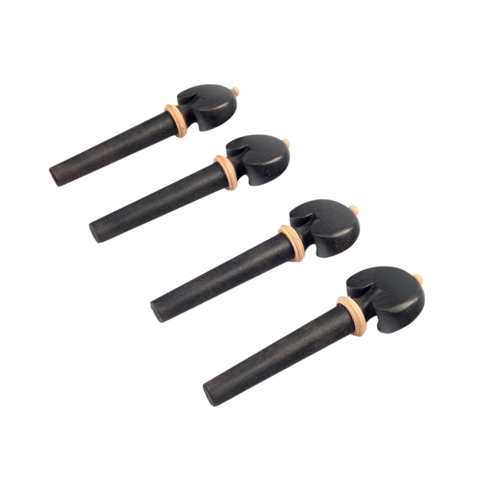 Accessori per Violino Cordiera per Violino 4 Pezzi Pirolo per Accordatura Manico per Violino per Violino 4/4 Cordiera in Legno di Ebano Violino Accessori per Riparazioni Fai da Te