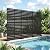 SUNYRISY 2Pack Metal Outdoor Privacy Fence Screen for Balcony Patio Deck Garden Decorative Room Dividers, Freestanding Steel Privacy Wall Fence Panel for AC Unit and Trash Can, 71''H×46''W Black