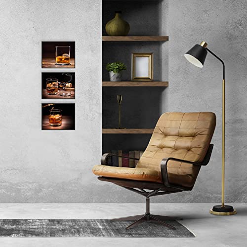 Summit Designs Whiskey Cigar Wall Decor - Set Of 3 (8X10) Poster Photos - Scotch Bourbon Vintage #TOP6