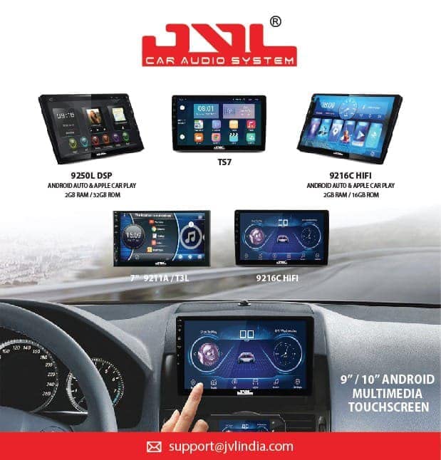 JVL Car Audio System with model number 9216 HI-FI JVX-H232A, 2GB RAM, 32GB Storage