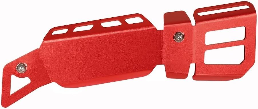 XR650L Silencer Header Pipe Guard Protective Compatible with XR 650L 1993-2025 Motorcycle Exhaust Muffler Pipe Heat Shield Cover (Red)