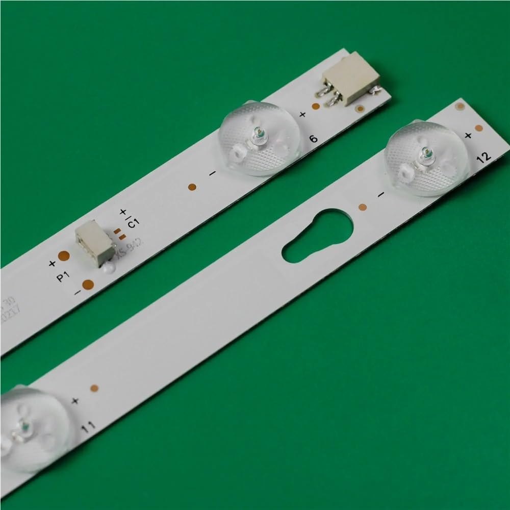 Bande de rétroéclairage LED 1/5/10 Kits Ple-55s09uhd Ple55s09uhd 55pfl5504 55pfl5504/f8 TC-55gx500b Th-55fs435q 55d1200 55hr332m12a0 V2(20pcs 5TV)