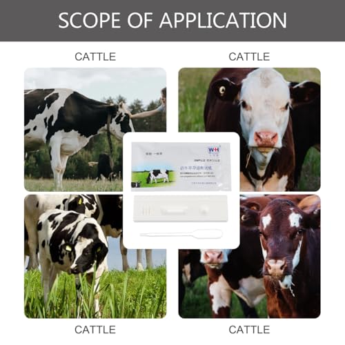 Image of PATKAW 3 Pcs Pregnant Tester Cow Pregnancy Test Paper Pigs Pregnancy Test Strip Horse Pregnancy Test Strip Cattle Pregnancy Test Strips Farm Testing Tool Livestock Pregnant Test Paper Sow