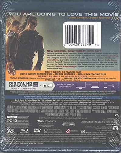 Terminator Genisys 3D [Blu-Ray 3D + Blu-Ray + DVD + Digital HD] image 4