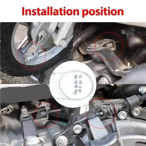 Kit universel de réparation câble d'accélérateur moto et frein de secours - 4