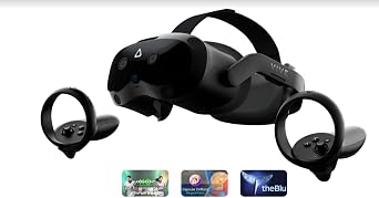 HTC VIVE Focus Vision Bundle MR | PC VRヘッドセット OB+ アクセサリーストリーミングキット国内正規品