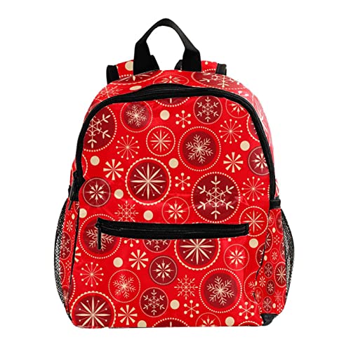 Sac à dos pour garçons enfants motif flocons de neige 30 cm