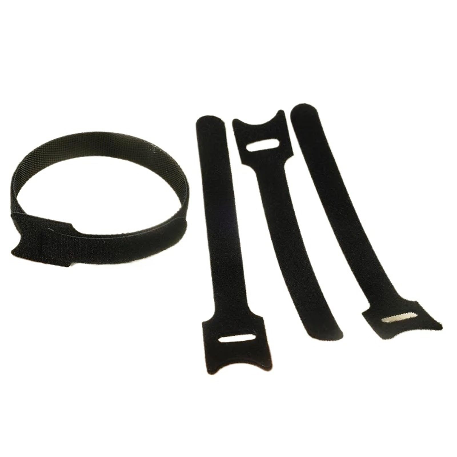 Gjgfjghk 12X300mm Zip Ties 100/10Pcs Reusable Hook And Loop Straps Fastening Cable Ties Cable Straps Nylon Securing Wire Cord Ties Organizer Fastener Tape Long Cable Ties(,30Pcs)
