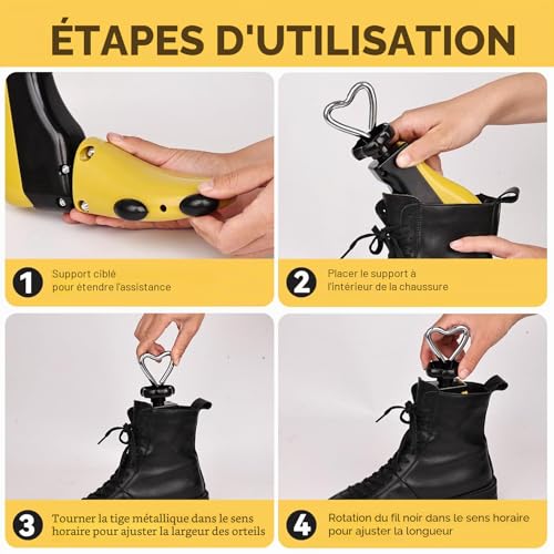 Élargisseur professionnel pour bottes et baskets réglable en longueur - 3