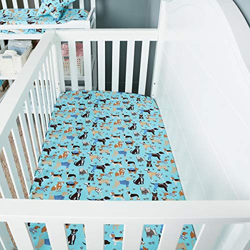 Uomny UOM00117 Crib Sheet - Fitted Crib Sheet Baby Sheet For Standard Crib And Toddler Mattresses Nursery Bedding Sheet Crib Mattress Sheets thumb #1